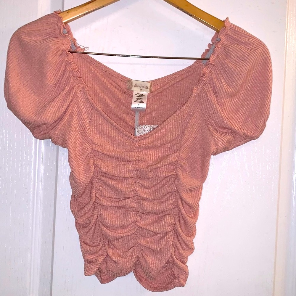 NWT Altar’d State Soft pink Top Size M